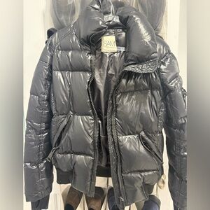 Black SAM coat size m